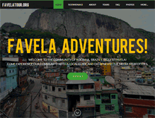 Tablet Screenshot of favelatour.org